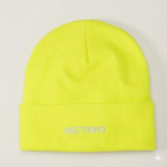 Arc’teryx Word Toque Beanie – Euphoria Yellow Ski Snowboard Hat – One Size – New - Picture 3 of 6